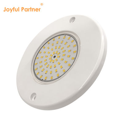 สาระเต็มสระว่ายน้ําแสงสะท้อน 160mm DC12V 10W พลาสติกเต็ม SMD2835 108pcs RGBW สี ความดันคงที่