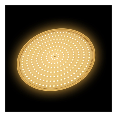 สาระเต็มสระว่ายน้ําแสงสะท้อน 160mm DC12V 10W พลาสติกเต็ม SMD2835 108pcs RGBW สี ความดันคงที่
