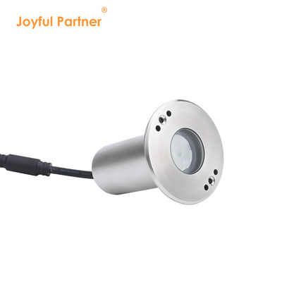 ไฟ LED ขนาดเล็กกันน้ำแบบฝัง 1W 12V DC มุมลำแสงแคบ 8° IP68 สำหรับไฟส่องสว่างภายนอกอาคาร