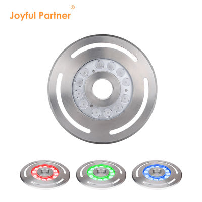 IP68 นอก DMX RGB 24V ลงน้ํา 9X3w LED ใต้น้ํา น้ําพุเต้นแสง สแตนเลส 316L