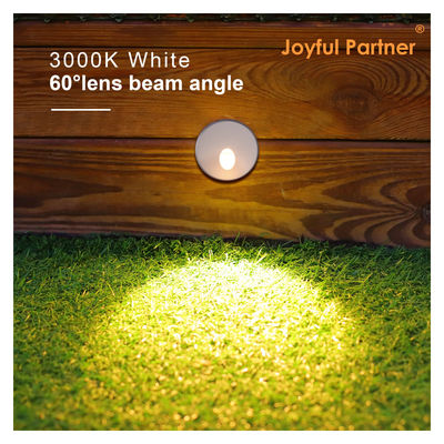 ปรับแต่งไฟขั้นบันไดแบบฝัง AC220V ตัวเครื่องอะลูมิเนียมหล่อขึ้นรูป พร้อมปลอกยึดพลาสติกสำหรับบันได