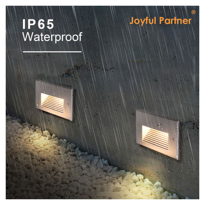 สี่เหลี่ยมใหม่ 3W SMD2835 LED Step Light 170*106mm AC100-240V สีขาว 3000K