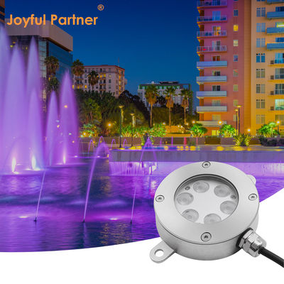 Led Fountain Ring Light 6W 18W RGB DMX Control LED Color Change IP68 Waterproof With Optional Accessories