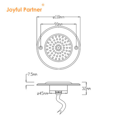 สระว่ายน้ํา LED ไฟ 316 วัสดุเหล็กไร้ขัด PAR56 รสเต็ม IP68