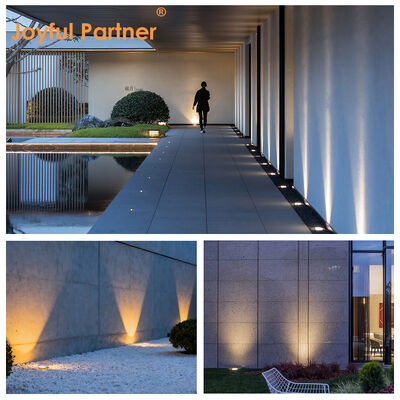 คู่หูที่มีความสุข Deck Step Garden Lights ความดันต่ํา 12 24V 6W CREE COB สี่เหลี่ยมสีขาวอบอุ่น