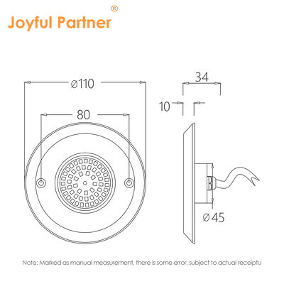 ไฟสระว่ายน้ํา Led DC12V 42W 10MM ความหนาบูรณาการ SMD 2835 RGB สีเปลี่ยนเรซิน เติมด้วยวัสดุสแตนเลส