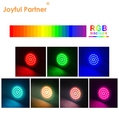 AC12V สระว่ายน้ํา แสง RGB ใต้น้ํา 6W SMD5050 PC บ้านตกแต่งด้วย 18 คีย์ ระยะไกล