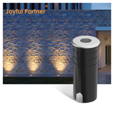 LED Uplight 316 เสาเหล็กไร้ขัด Cover อลูมิเนียม หลอดกระจกกระจก tempered IP67 1W อบอุ่น ขาว 3000K