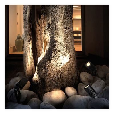 Garden Spike light 14W COB With Anti-glare Hood Aluminum Material IK04 Rating For Outdoor Accent Lighting