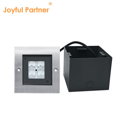 สี่เหลี่ยมที่พัฒนา LED แสงใต้ดิน 24V 8W 316 สแตนเลส ด้วยการรับประกันเปลี่ยน 2 ปี