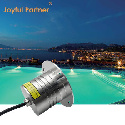 ไฟใต้น้ำสระว่ายน้ำ DC24V โรงงาน OEM ODM สแตนเลส 316 เส้นผ่านศูนย์กลาง 110 มม. กำลังสูง