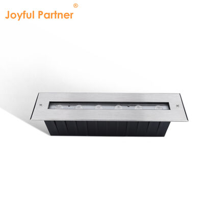 LED Underwater Linear Light IP68 DC24V 6W 12W สี่เหลี่ยมขัดขวาง ความยาว 328MM ด้วยกระจกกระชับ 8MM