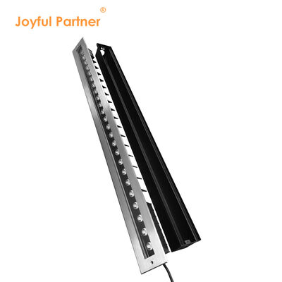 ไฟ LED ฝังดินแบบเส้นตรง 12W 24W 48W DC24V 1000MM 1เมตร สแตนเลส 316 IP67 แบบฝัง