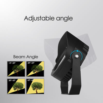 ไฟ LED สปอตสวน ปรับมุมรังสี 36W ภายใน DMX512 Driver DC24V RGB3in1