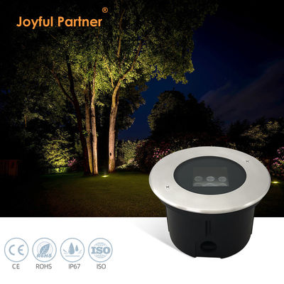 กันน้ํา Inground Uplight อลูมิเนียม Housing 3500K ดอบอุ่นสีขาว DIA162MM 2 ปีการรับประกัน