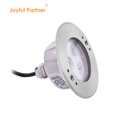 3W กันน้ํา IP68 LED สระว่ายน้ําใต้น้ํา ไฟ 316 SS RGB DMX512 ไฟสระว่ายน้ํา