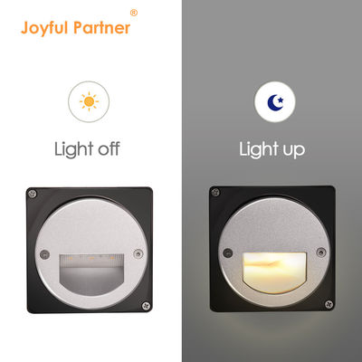 อลูมิเนียมภายนอก LED Step Light IP65 รอบ Cover ตาราง Sleeve หนังบันได