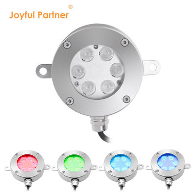 IP68 พลังงานสูง ไฟหล่อ LED กันน้ํา สแตนเลส หนุนร่างกาย DMX512