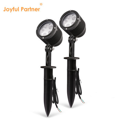 5W Outdoor Powder Coating Housing LED สีเดียว พลาสติก สปิก DC24V สวนสภาพภูมิทัศน์ ไฟสโปตสําหรับต้นไม้