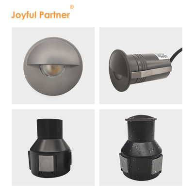 3W LED IP67 กันน้ํา 24V แสงไฟใต้ดินสีขาวอบอุ่นสําหรับภูมิทัศน์กลางแจ้ง