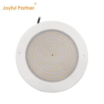 สาระเต็มสระว่ายน้ําแสงสะท้อน 160mm DC12V 10W พลาสติกเต็ม SMD2835 108pcs RGBW สี ความดันคงที่