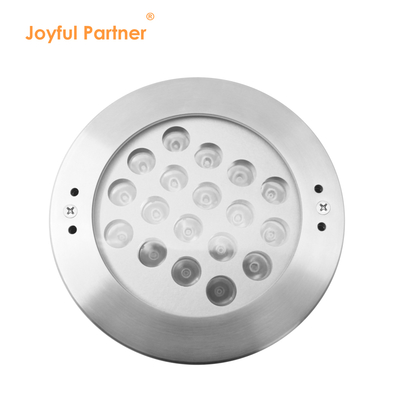 ไฟสระว่ายน้ำใต้น้ำ ไฟกันน้ำ IP68 12V สแตนเลส 18W 36W LED สีเดียว ได้รับการรับรอง CE ROHS