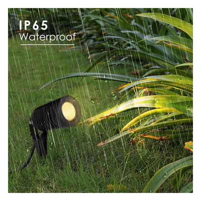 แสงสไพค์สวน 14W COB With Anti-glare Hood วัสดุอะลูมิเนียม IK04 เรตติ้งสําหรับการส่องแสงภายนอก