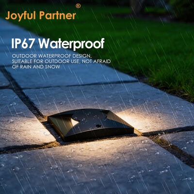 ไฟทางเดินแบบเปล่งแสงสี่เหลี่ยม SMD2835 LED 100*100MM อลูมิเนียมบริสุทธิ์ 6063 24VDC มาตรฐาน IP67