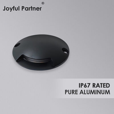 แสง LED ภายในพื้นดิน ultra-thin IP67 กันน้ํา 1W วัสดุอลูมิเนียม DC24V สําหรับบันไดผนัง