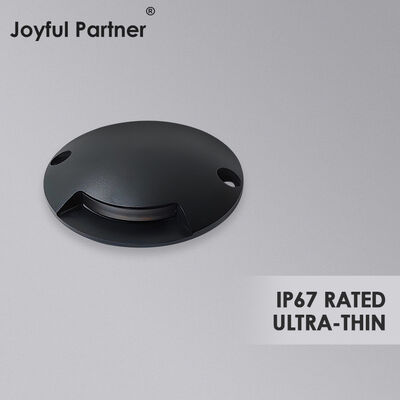 ไฟ LED ใต้ดิน 1W มาตรฐาน IP65 สำหรับพื้นระเบียง, ขั้นบันได, ทางรถยนต์, ไฟส่องขึ้น 12V สำหรับใช้บนถนน