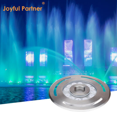 ไฟน้ำพุ LED สแตนเลส DC 12V 3500K วอร์มไวท์ CRI 85 สำหรับลานเมือง